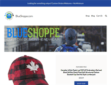 Tablet Screenshot of blueshoppe.com